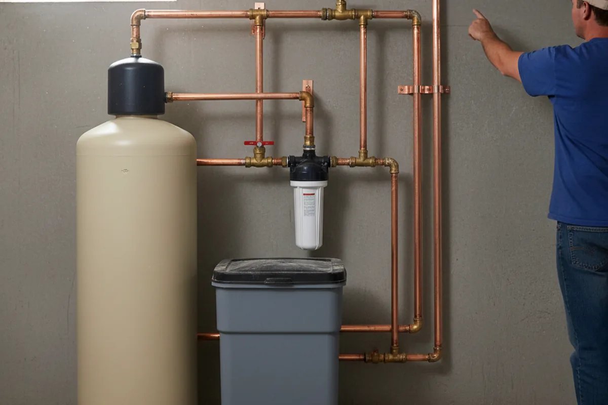 Whole-house water treatment system installed in Clarkson